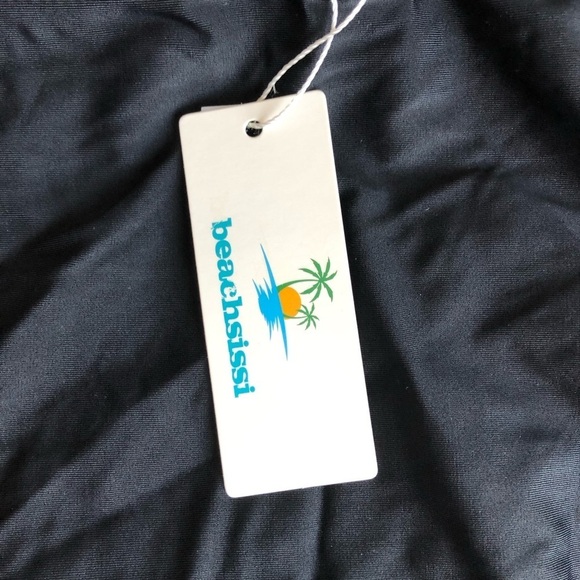 Beachsissi Tankini Top Black Size Large NWT - Picture 6 of 7